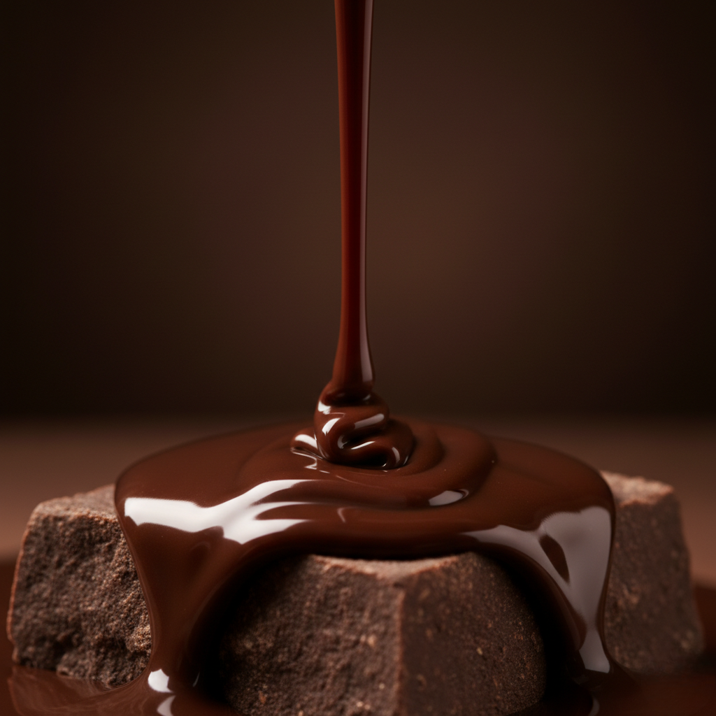 Chocolat artisanal fondu